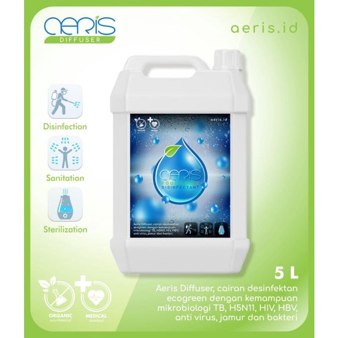 

disenfectan 5 liter/terapi uap/aeris diffuser 5 l