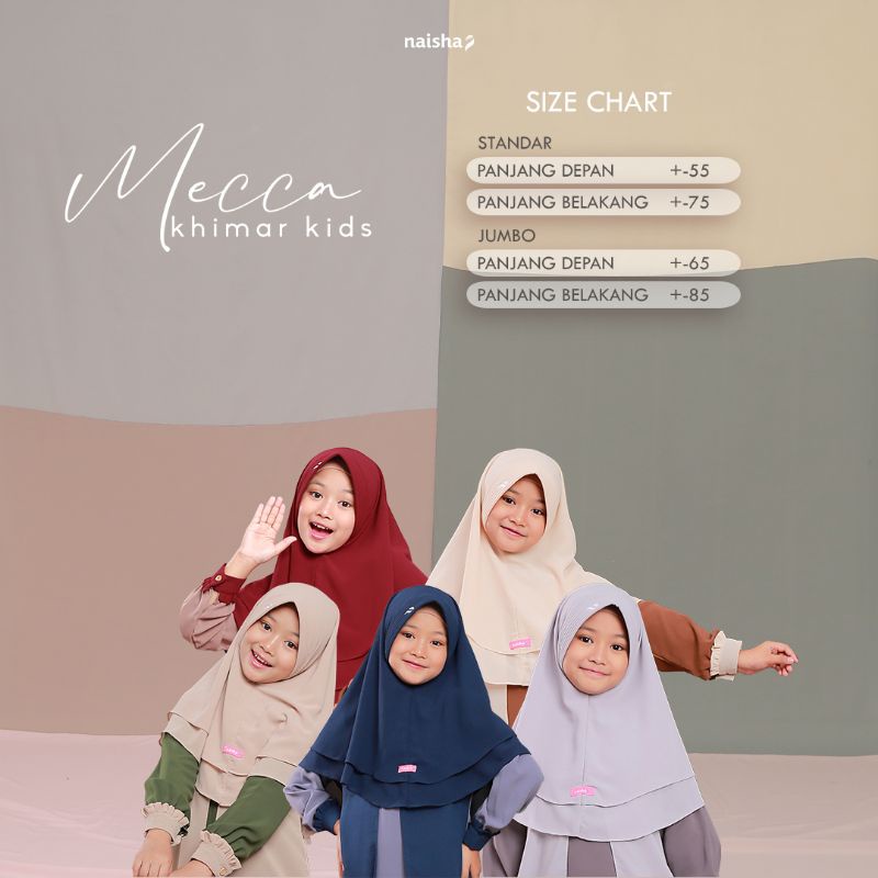 Mecca Khimar Kids Naisha Official