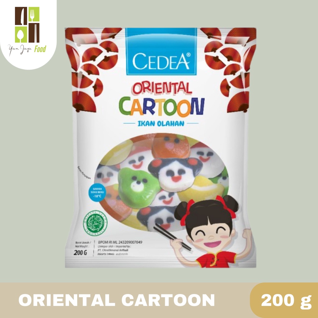 Cedea Oriental Cartoon [500g/200g] Baso Ikan Olahan