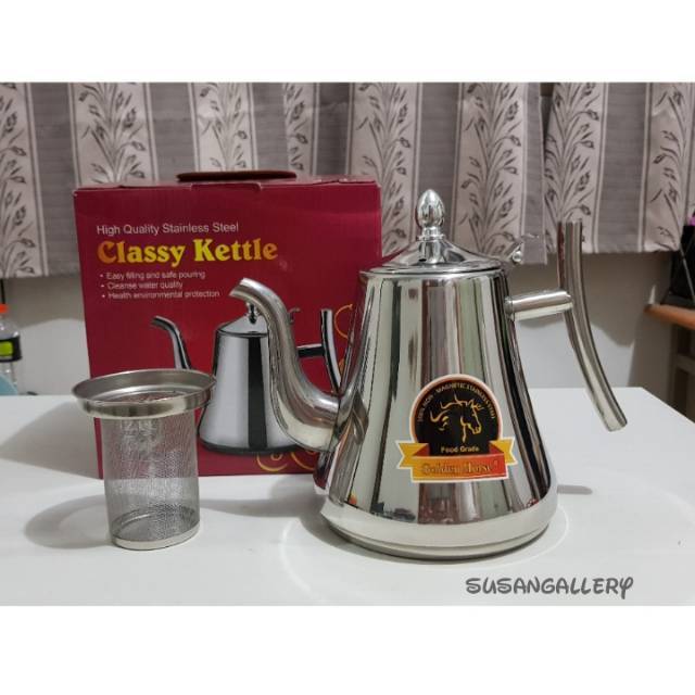 Teko Saringan Teh 2 Liter Golden Horse