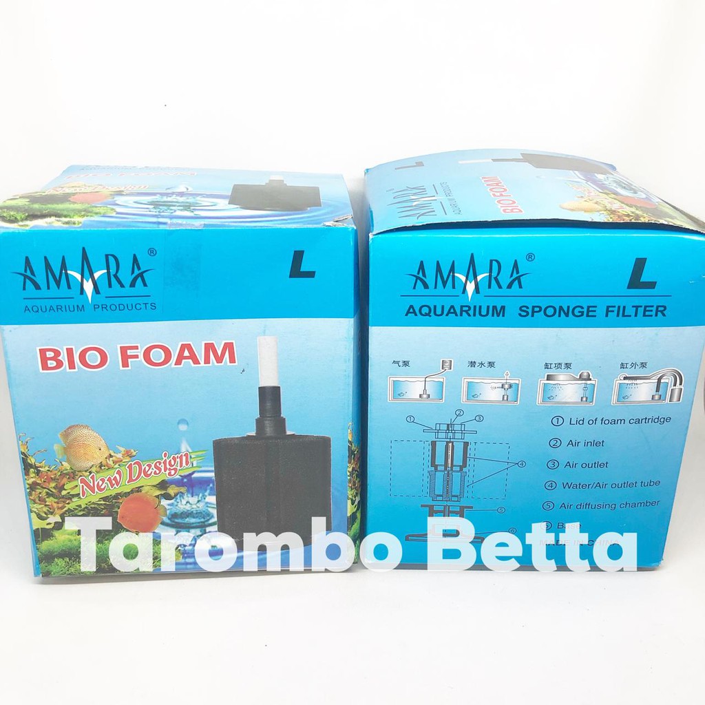 Bio Foam Size L Filter Aquarium Aquascape Ikan Hias BioFoam BioSponge Sponge