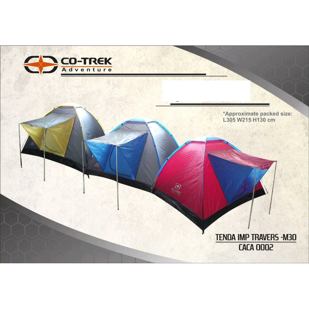 Tenda Co-Trek IMP TRAVERSE-M30 // Tenda Kemping Kapasitas 4