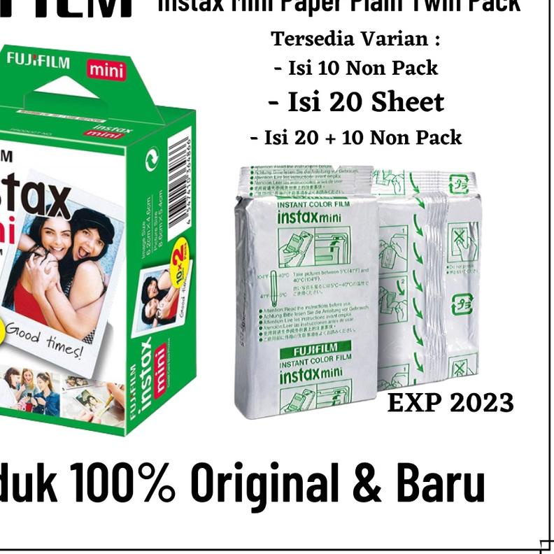 Fujifilm Paper Instax Mini Polos / Refill Instax MIni