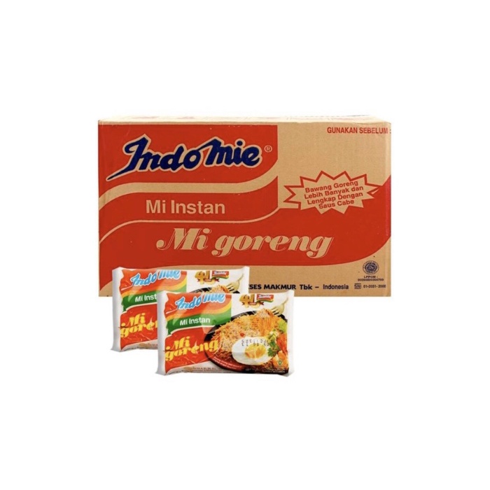 

Indomie Goreng 1 dus isi 40 pcs