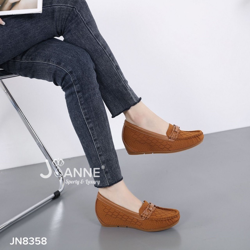 JOANNE Sepatu Wedges Shoes Import JN8358