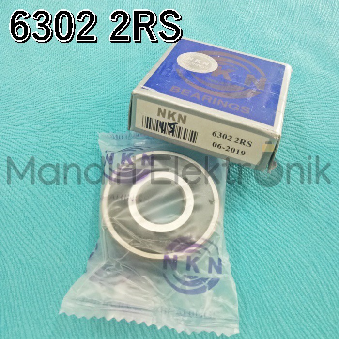 Bearing - Laher 6302 2RS NKN