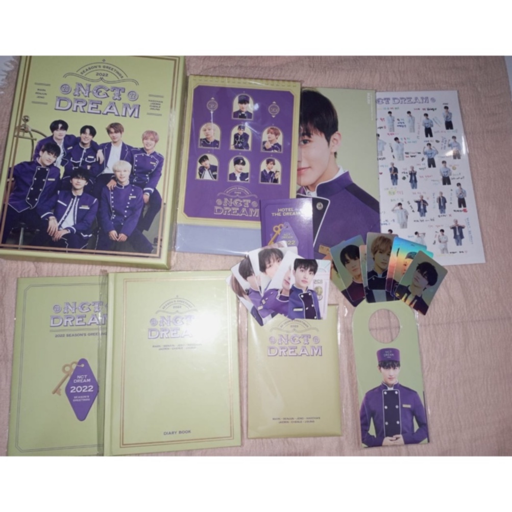 NCT DREAM SEASON GREETINGS 2022 ALADDIN BENEFIT SG22 MARK HAECHAN JAEMIN JENO RENJUN CHENLE JISUNG