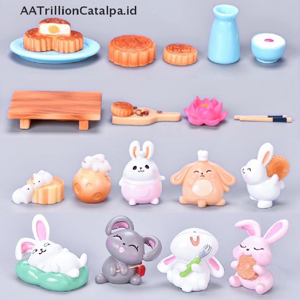 (Aatrillioncatalpa) Miniatur Kelinci Untuk Dekorasi Taman / Festival Bulan