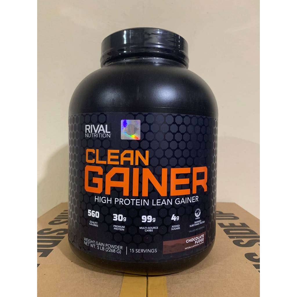 Rival Nutrition Clean Gainer 5 lbs High Protein Lean Gain Gainer 5lbs