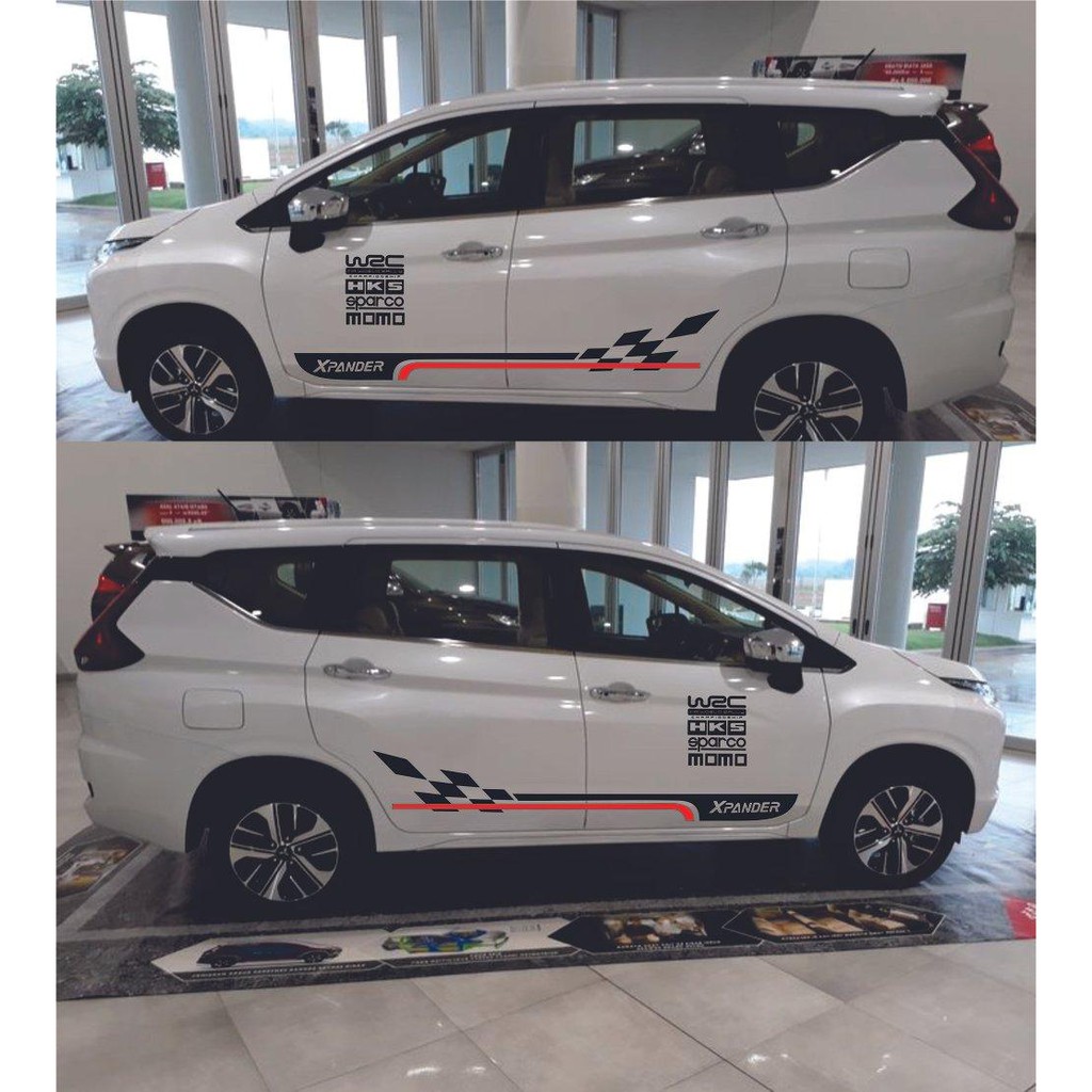 promo terlaris stiker mobil cutting stiker xpander striping xpander