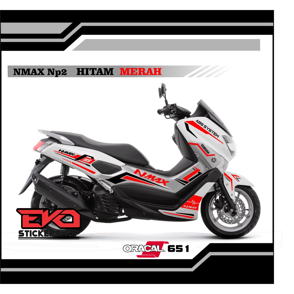 Jual STIKER NMAX PUTIH CUTTING STICKER NMAX | Shopee Indonesia