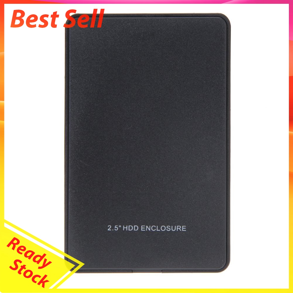 2.5in USB 2.0 SATA Hd Box HDD Hard Drive External Enclosure Case