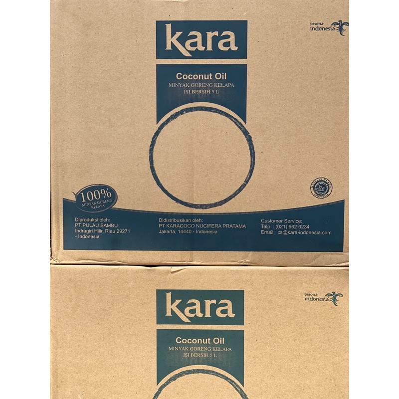 

Minyak Goreng Kara 4x5 Liter Dus