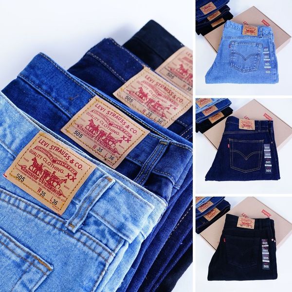 CELANA JEANS PRIA STANDAR DONGKER GARMENT CELANA PANJANG LAKI LAKI REGULER FIT BIRU DONGKER GARMENT CELANA JINS PRIA DONGKER