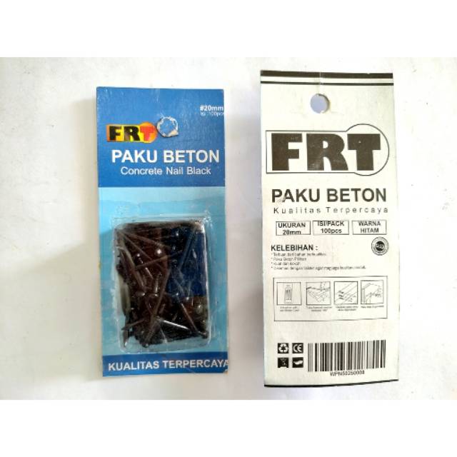 Paku Beton Hitam 20mm