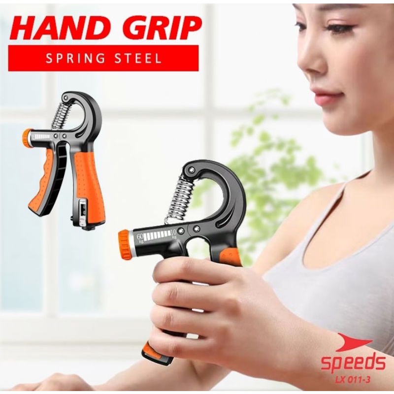 Adjustable Handgrip 60 kg Hand grip counter alat fitness melatih kekuatan otot tangan-1