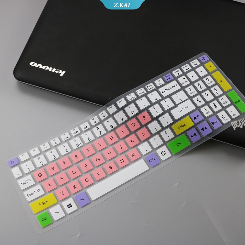 Stiker Pelindung Keyboard Bahan Silikon Warna Pelangi Untuk Acer Nitro 5 AN515 AN515-53 AN515-51 AN515-52 Predator Helio 5003 Zs