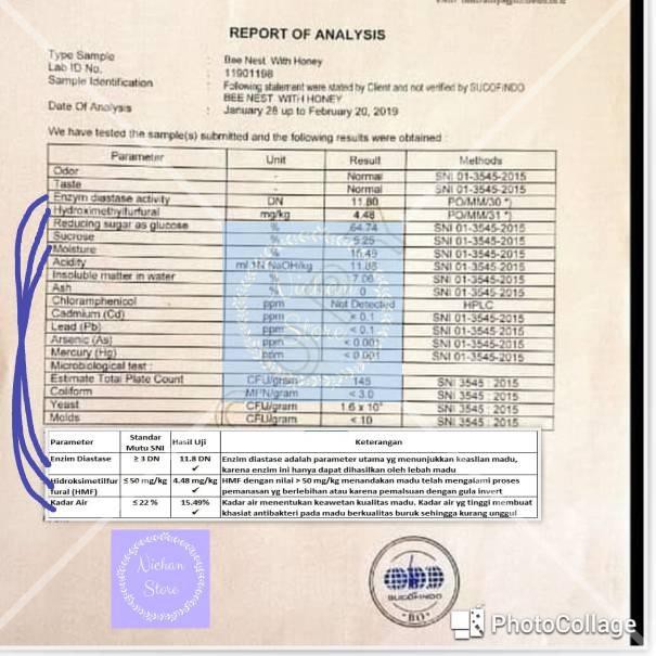 

Ternyaman Madu Asli / Raw Honey 1000 Gram / 1 Kg Perasan Madu Sarang MeliferaY55J09