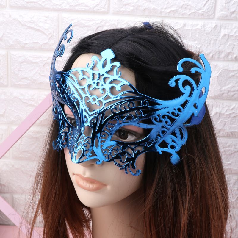 Zzz Cut Masquerade Venetian Eyemask Pesta Prom Mardi Gras Plastik