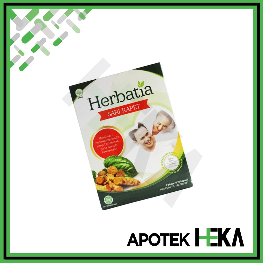 Herbatia Sari Rapet 3x10 Kapsul - Membantu Menjaga Daerah Kewanitaan (SEMARANG)