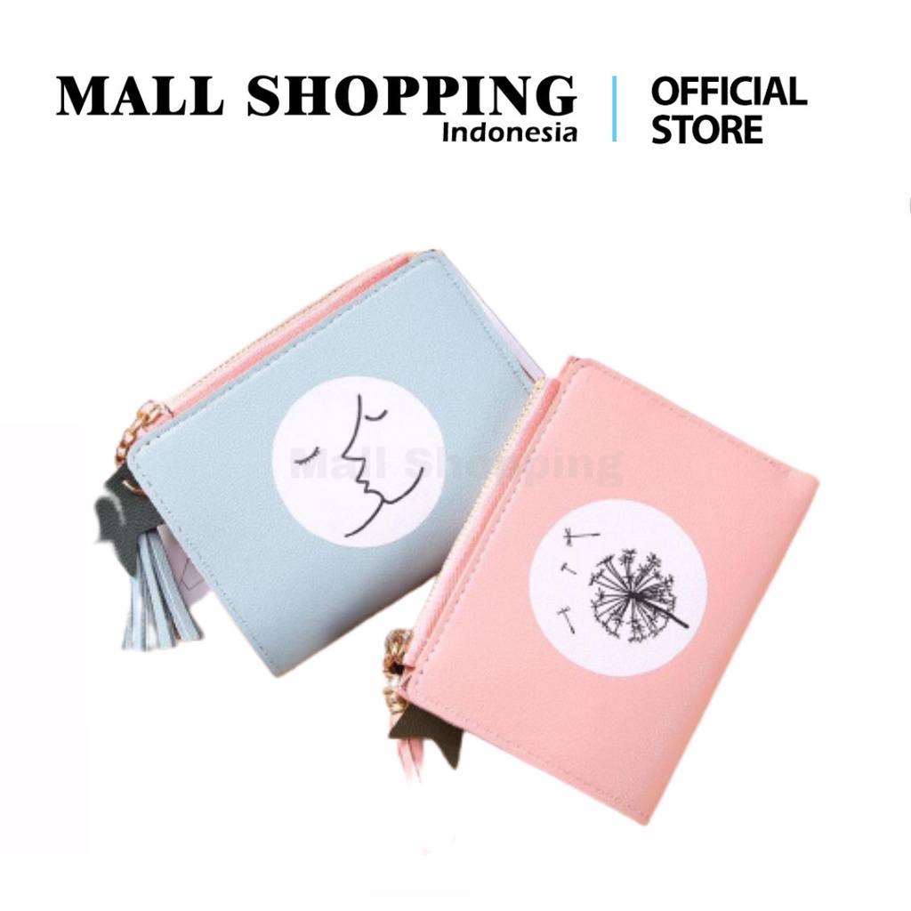 (COD) Dompet Lipat Wanita Dompet Koin Mini MALLSHOPPING