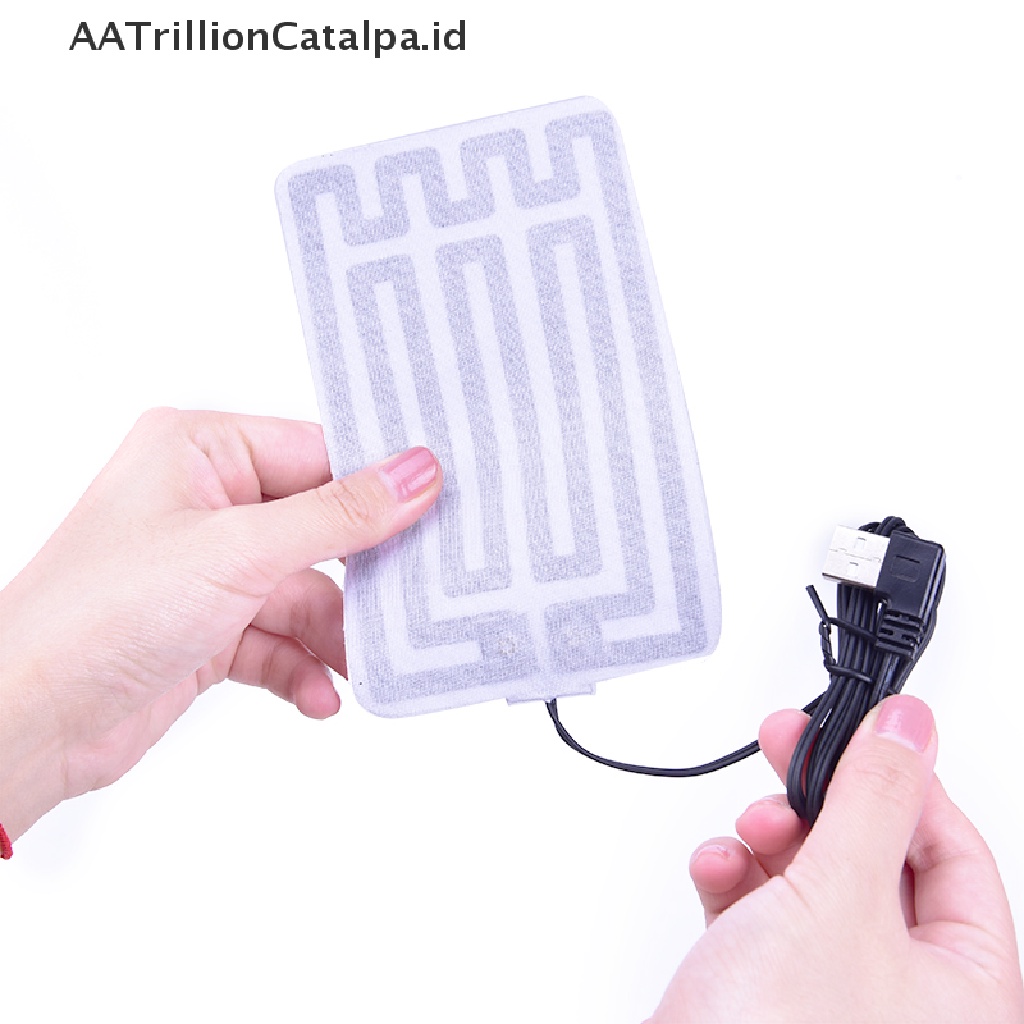 Aatrillioncatalpa 1pc Pad Penghangat Tangan Elektrik USB