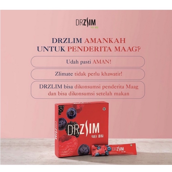 DRZLIM Minuman Fiber Serat Detox Diet Kesehatan Dan Pelangsing 100% Original HOPYLOVY