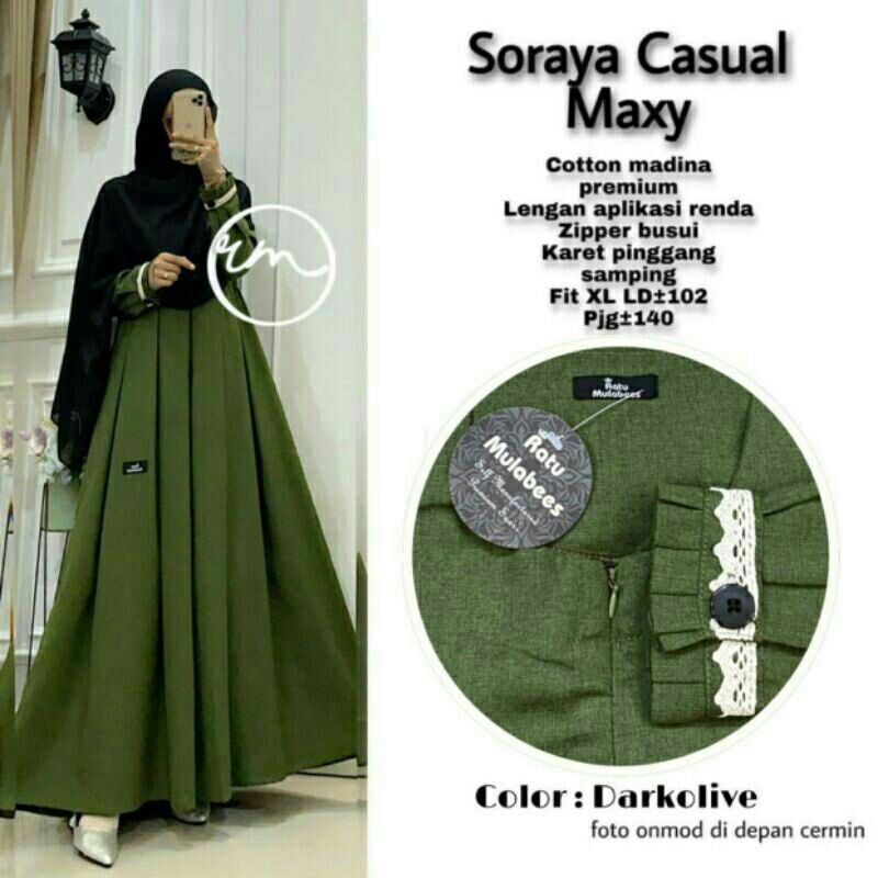 SORAYA GAMIS CASUUAL MAXI BY RATU MULABES