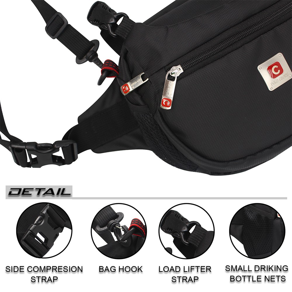 DISTRIBUTOR TAS-POLO CROWN Tas Selempang Pria Original Import/Selempang Dada/Waistbag Pria Import