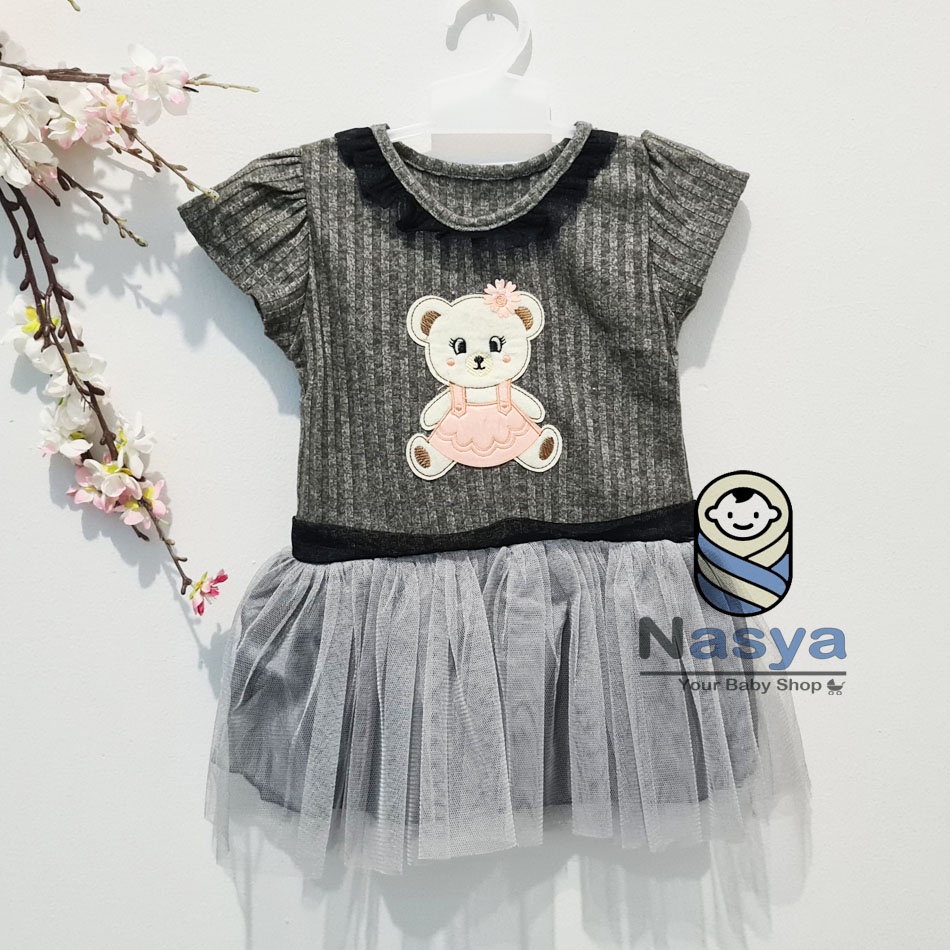 [MK-008] Dress Anak Terbaru / Dress Amena Tutu anak 1 tahunan Motif Karakter