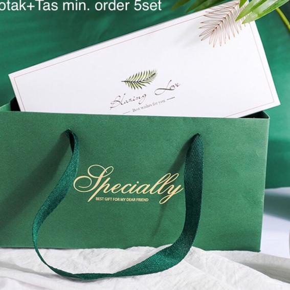

K54 Kotak Isi 10 Dus Packaging Box Kue Nastar Goodie Bag Blazing K88