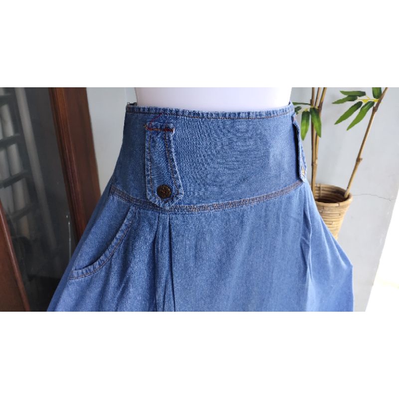 Rok Jeans Wanita / Rok Panjang Wanita / Rok  Murah / Rok Cantik