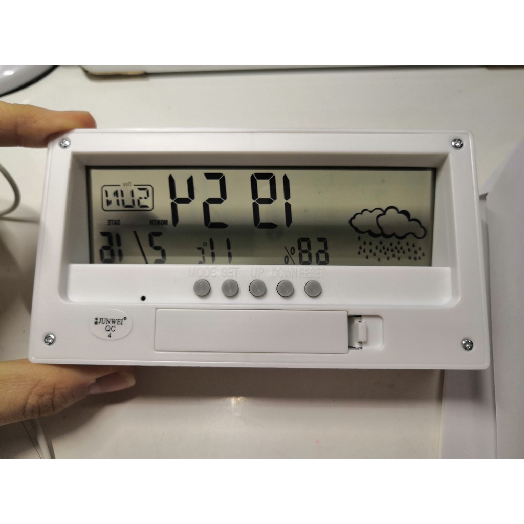 JAM Digital / Digital Smart Clock Pengukur Suhu Ruangan Higrometer Termometer