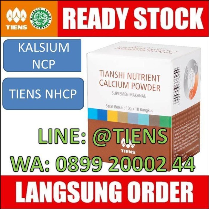 Susu Kalsium Tiens Untuk Patah Tulang, Kalsium Tiens NHCP NCP