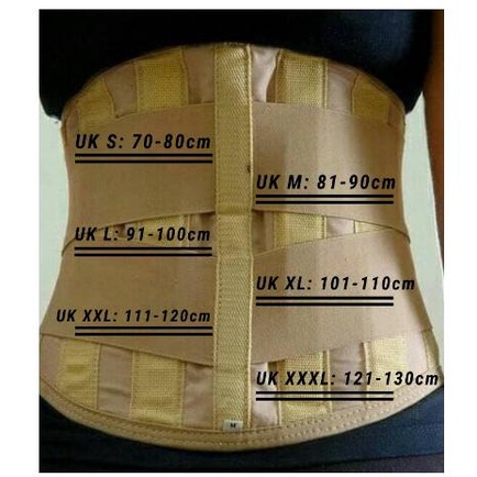 Korset Lumbal Murah - Korset LBP Tulang Belakang - S