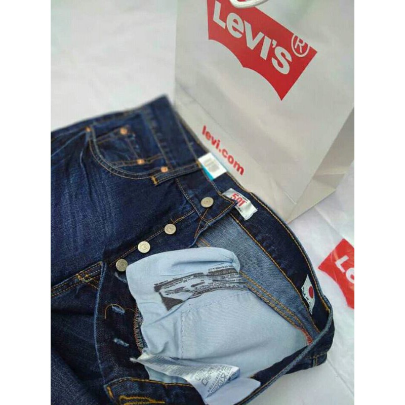Celana panjang jeans Levis 501 Original Made In Japan / Celana Levis Pria Straight Fit