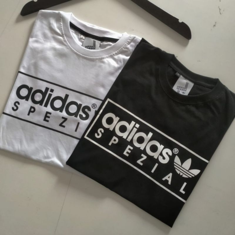 Kaos Adidas Pria Hitam putih