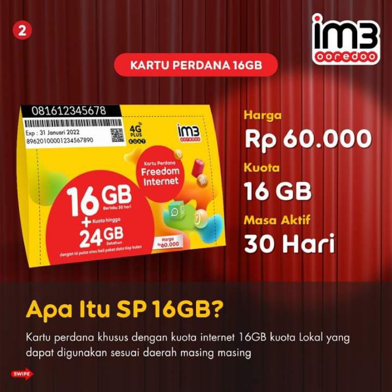 Sp/Perdana 16Gb Segel Exp. Juli 2022
