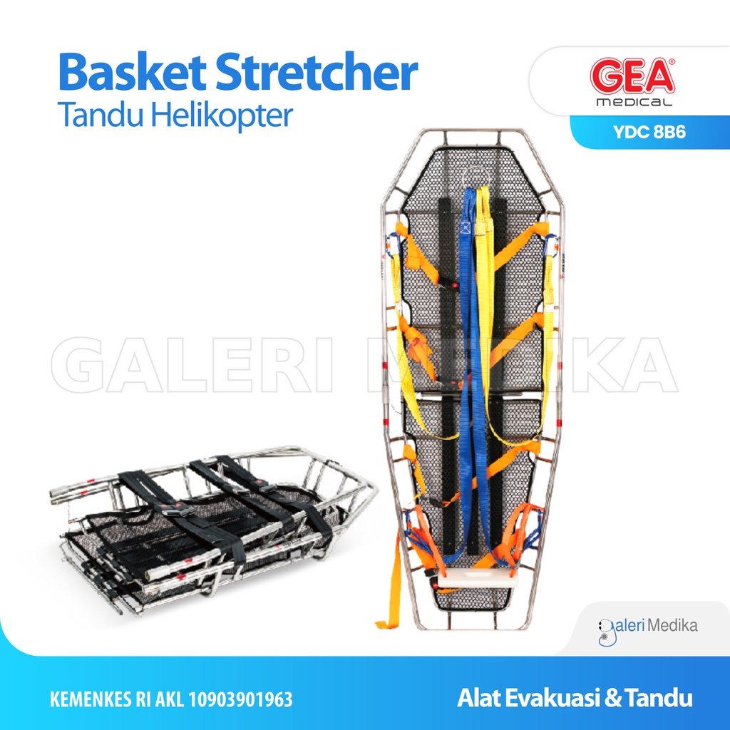 Tandu Darurat GEA YDC 8 B6 / YDC-8B6 / YDC 8B6 - Basket Stretcher