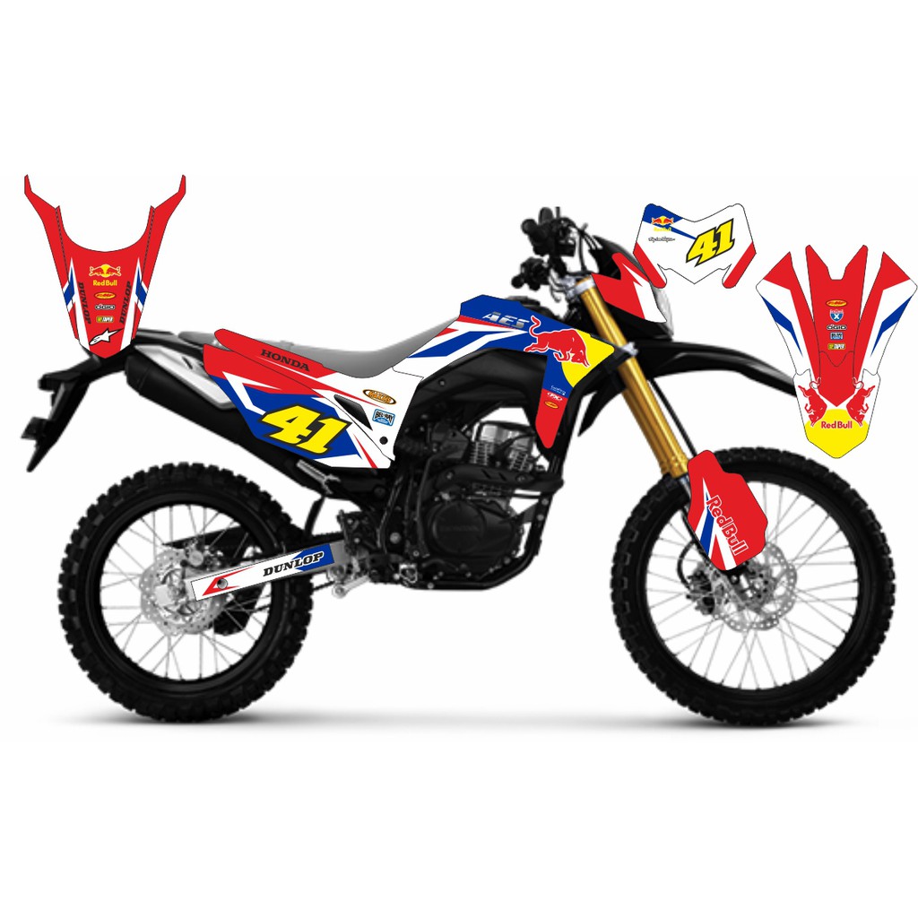 DISKON Decal CRF 150 Dekal Stiker Sticker CRF Redbull keren