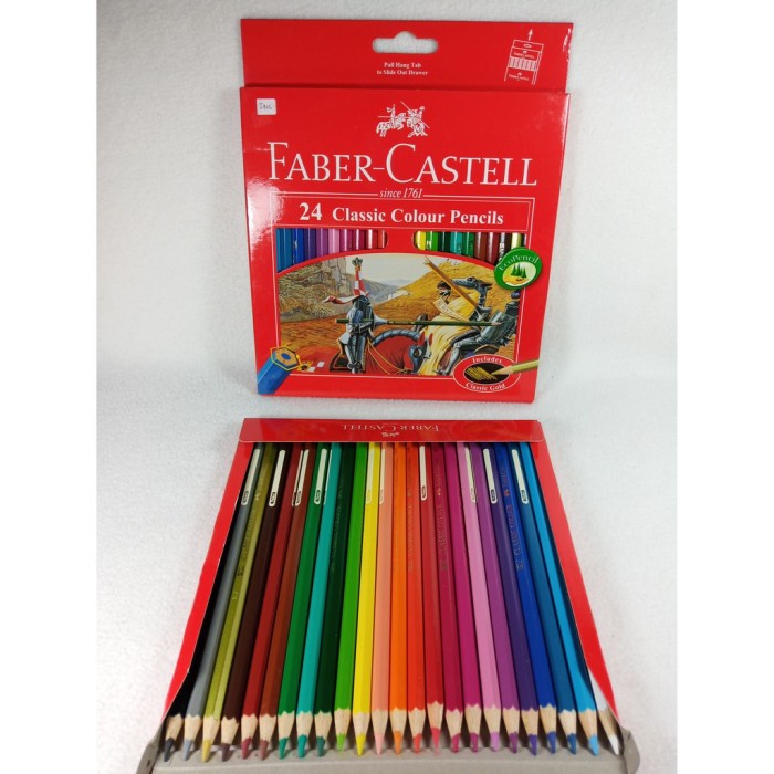 

Trendi Pensil Warna Faber Castell 24 Warna Classic Diskon