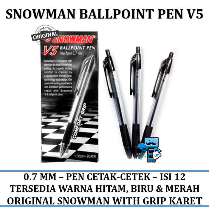 

Pen Snowman V5 V5 0.7mm - High Quality