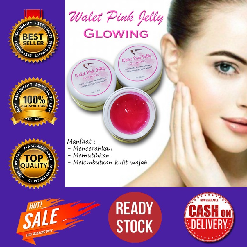 Walet Pink Jelly Glowing Cream / Krim Walet Pink Jelly Glowing