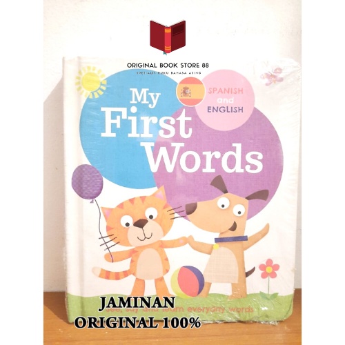 BUKU FIRST WORDS BOARD BOOK: MY FIRST WORDS SPANISH AND ENGLISH (HC)