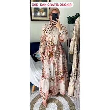 Dara Batik Long dress Long dres pesta Long dres kondangan Long dres premium