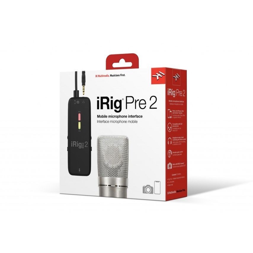 IK Multimedia Irig Pre 2 Mobile Microphone Interface