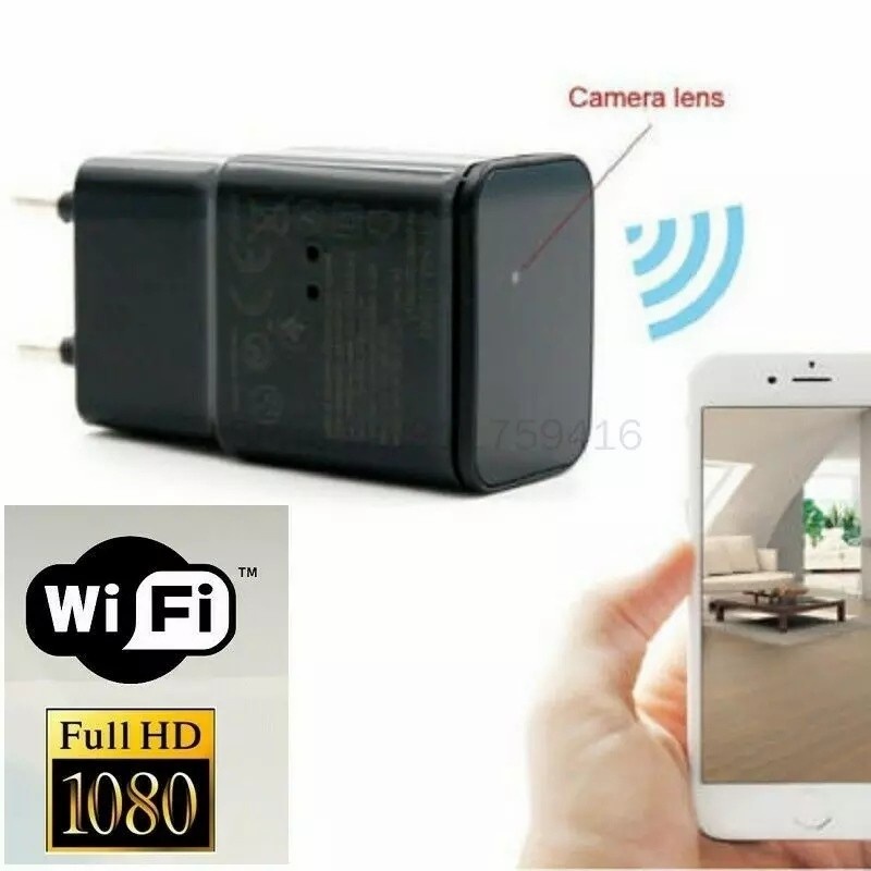 CAMERA PENGINTAI MINI HD TERSEMBUNYI SPY CAMERA MINI WIFI CCTV MURAH TERHUBUNG HP IP CAM WIRELESS MICRO SD HIDDEN CAMERA PENGINTIP BENTUK CHARGER ADAPTOR ALAT ANTI MALING RUMAH MATA MATA FULL HD 1080P TERBARU JS81