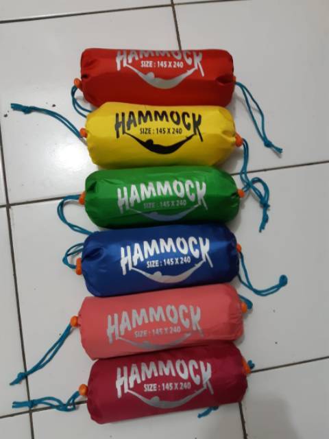 Hammock Outdoor Ultralight 300x150 Cm / Hammok 240x150 Cm / Hamok Camping / Ayunan Pantai Ayunan Gunung