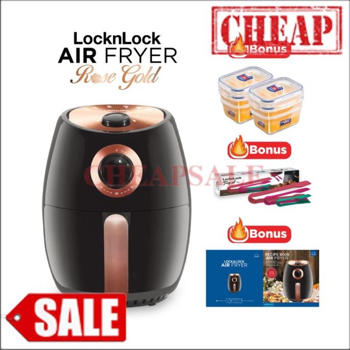 Dijual LOCK N LOCK AIR FRYER ROSE GOLD 4S FOOD CONTAINER Berkualitas stok melimpah