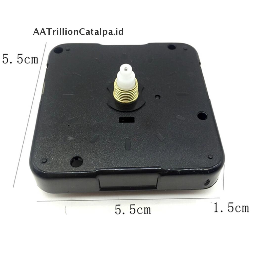 (AATrillionCatalpa) Mesin Jam Dinding Quartz Tenaga Baterai DIY